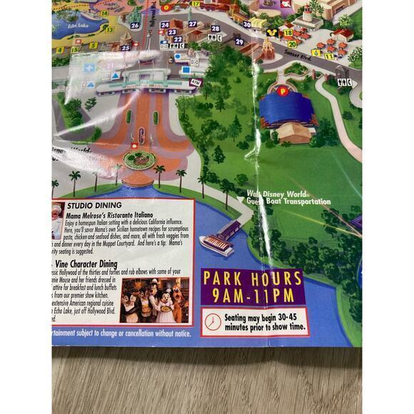 1999 Disney MGM Studios Guidemap - The Osborne Family Spectacle of Lights - Picture 6 of 10